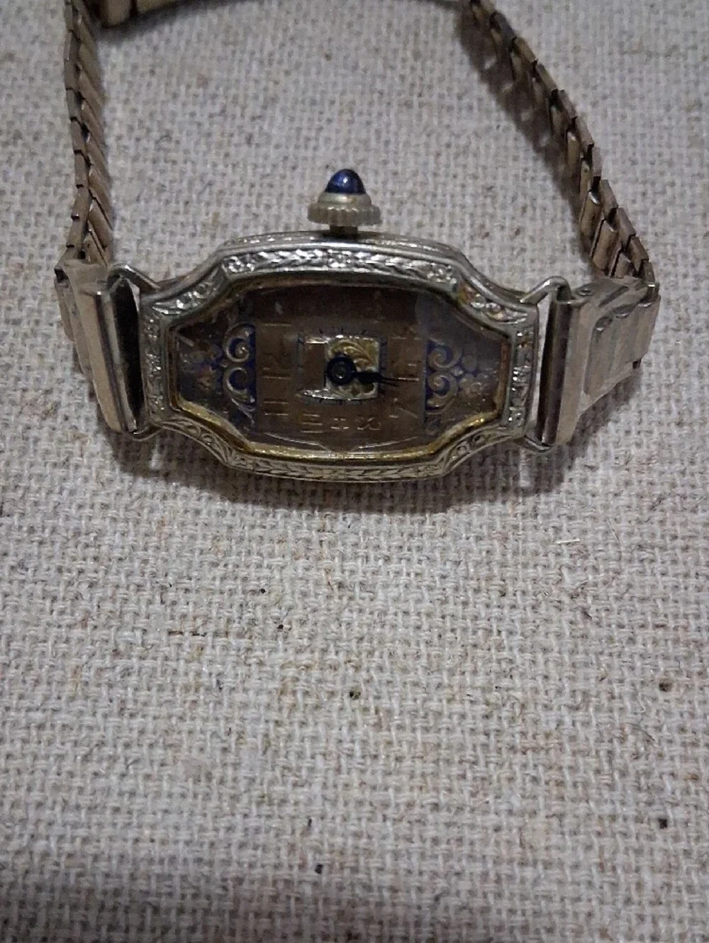 Vintage Art Deco 14k Gold Rolled Watch